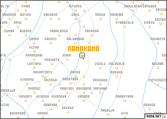 map of Namakomo