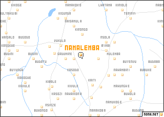 map of Namalemba