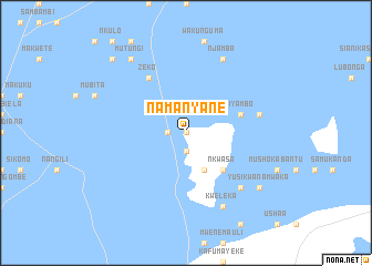 map of Namanyane