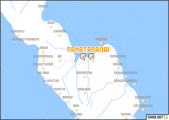 map of Namatanai