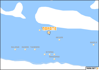 map of Namate
