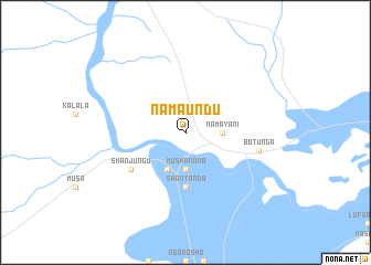 map of Namaundu