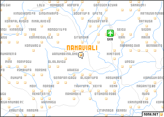 map of Namaviali