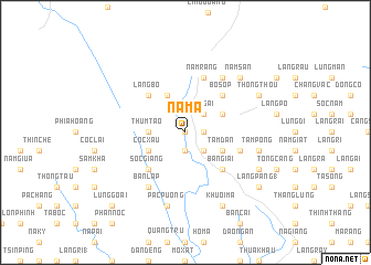 map of Nà Mạ