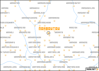 map of Nam Bawtaw