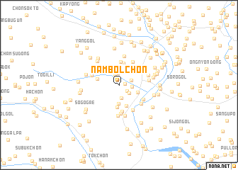 map of Nambŏl-ch\