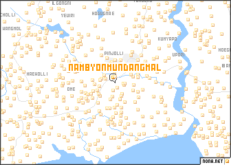 map of Nambyŏnmundangmal