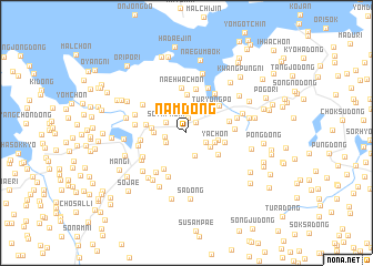 map of Nam-dong