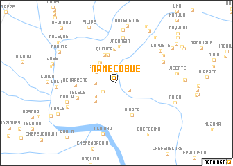 map of Namecóbuè