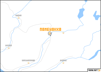 map of Namewakka