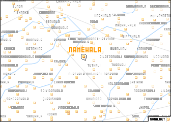 map of Nāmewāla
