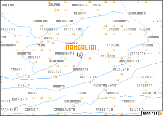 map of Namgaliai