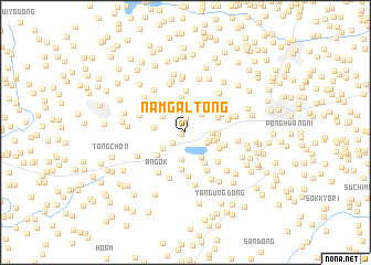 map of Namgal-tong