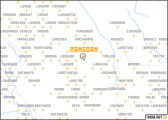 map of Nặm Goằm
