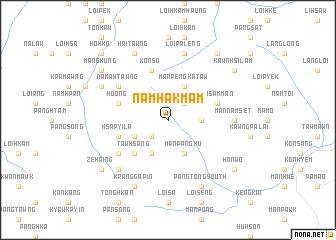 map of Namhakmàm