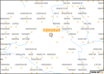 map of Nam-hawn