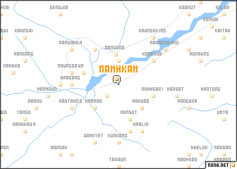 map of Namhkam