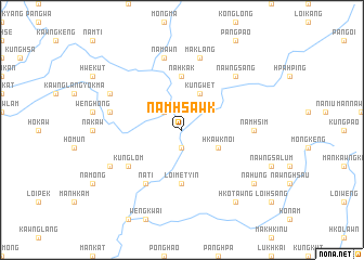 map of Namhsawk
