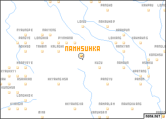 map of Namhsu-hka
