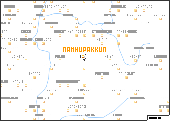 map of Namhu Pakkun