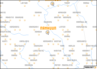 map of Namhu-un