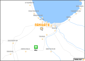 map of Namidate