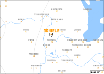 map of Namiélé