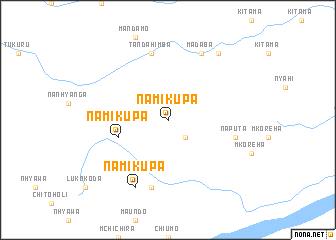 map of Namikupa