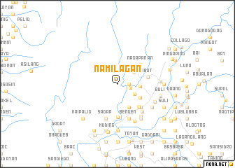 map of Namilagan