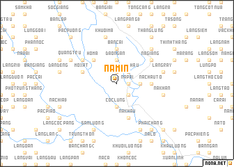 map of Nà Min