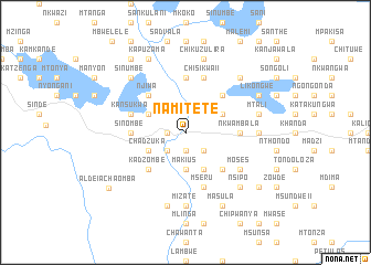 map of Namitete
