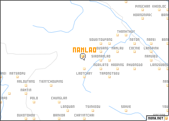 map of Nam Lao