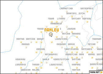 map of Nam Leu