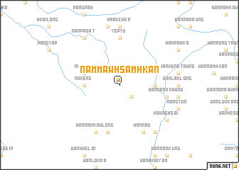 map of Nammawhsamhkan