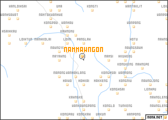 map of Nammawngon