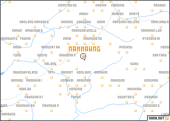 map of Nam-mawng