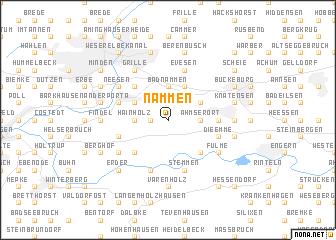 map of Nammen