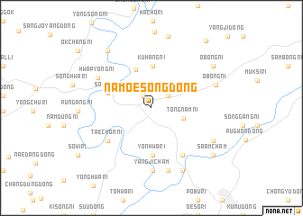 map of Namoesŏng-dong