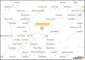 map of Nam Poun