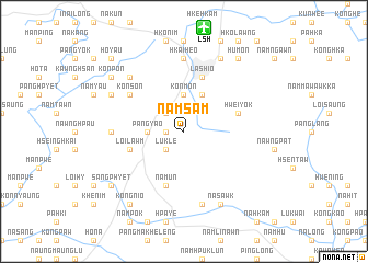 map of Nam-sam