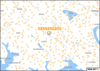 map of Namsan-dong