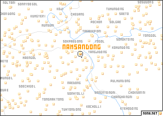 map of Namsan-dong