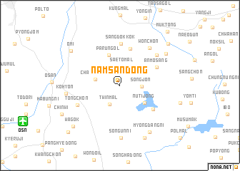 map of Namsan-dong