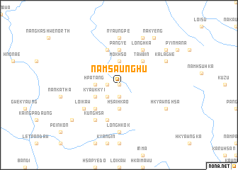 map of Namsaunghu