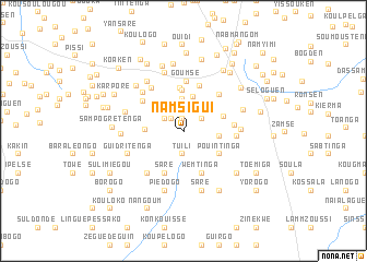 map of Namsigui