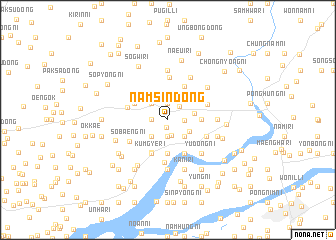 map of Namsin-dong