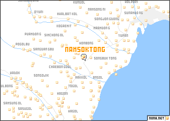 map of Namsŏk-tong