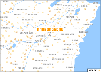 map of Namsong-dong