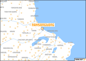 map of Namsong-dong