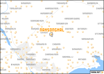 map of Namsŏngmal